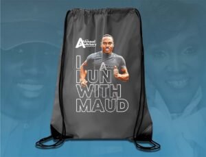 Run With Maud - Drawstring Bag