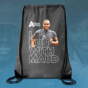 Run With Maud - Drawstring Bag